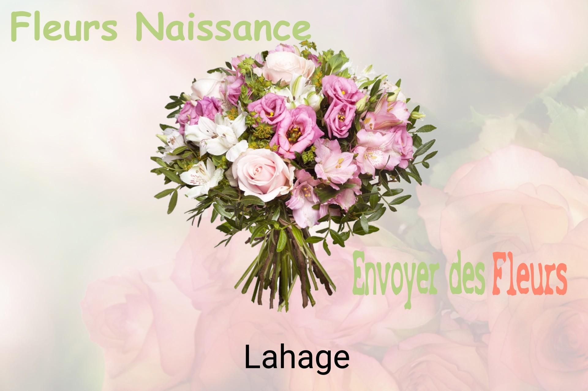Bouquet de fleurs de naissance livré à Lahage